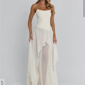 Outcast EISLEY MAXI DRESS IVORY